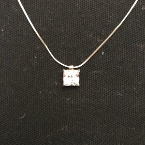 Diamond accent necklace and earring set